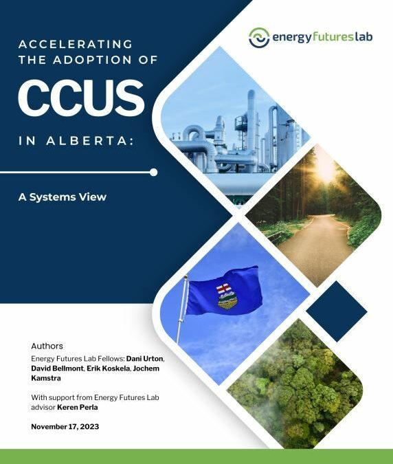 Industry News: Accelerating the Adoption of CCUS in Alberta: A Systems View